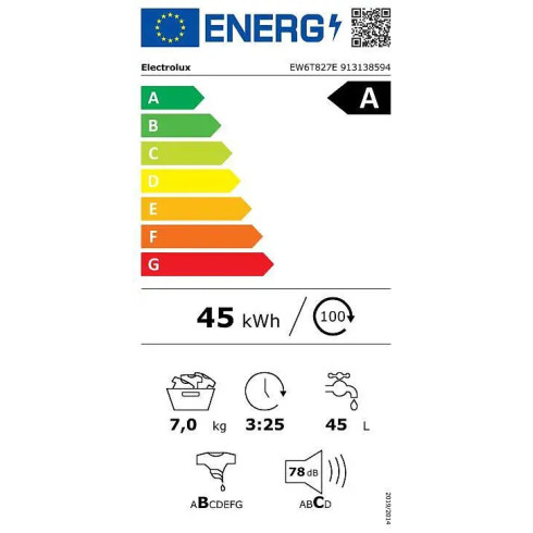 Electrolux EW6T827E (Skalbimo mašina)