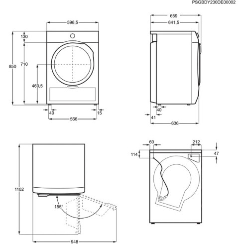 Electrolux EW9D787KC1E (Džiovyklė)