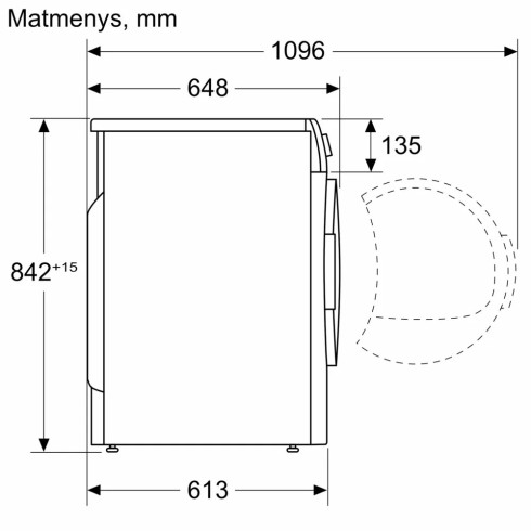 BOSCH WTH85V0ESN (Džiovyklė)