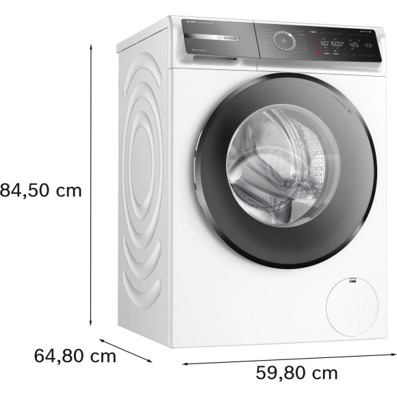BOSCH WGB266AWSN i-DOS su tr. pažeidimu (Skalbimo mašina)