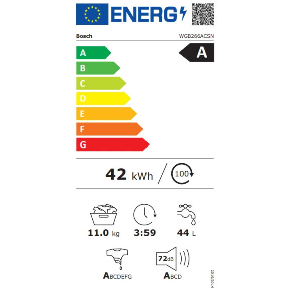 BOSCH WGB266ACSN i-DOS (Skalbimo mašina)