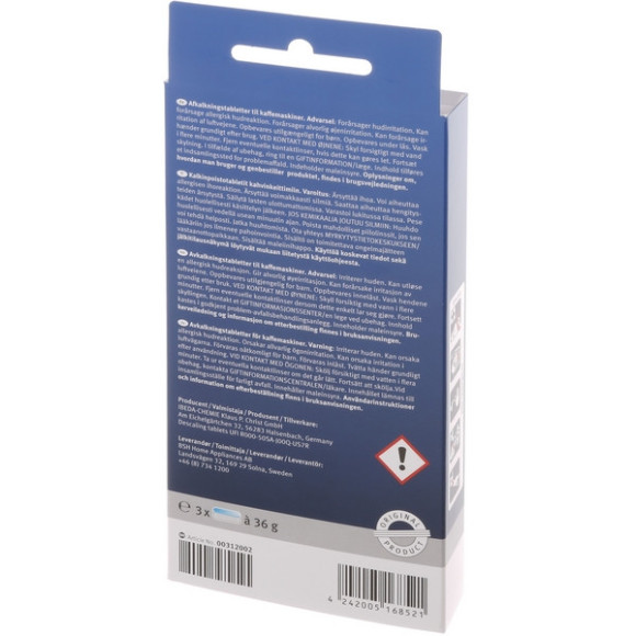 BOSCH 00312002 (Nukalkinimo tabletės)