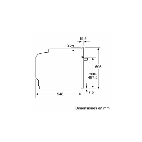BOSCH HBG4795B1S (Orkaitė)