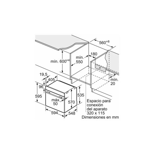 BOSCH HBG4795B1S (Orkaitė)