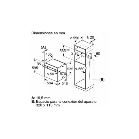 BOSCH HBG4795B1S (Orkaitė)