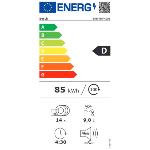 BOSCH SMV4HVX00E (Indaplovė)