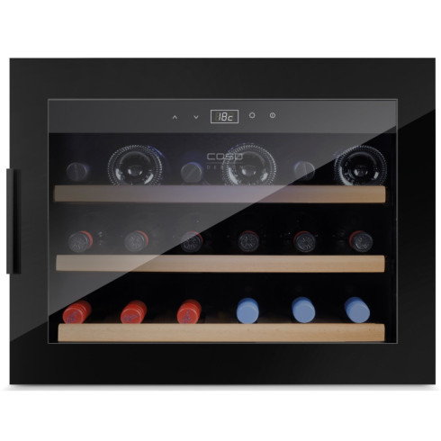 CASO WineSafe 18 EB Black (Vyno šaldytuvas)