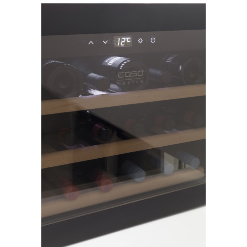 CASO WineSafe 18 EB Black (Vyno šaldytuvas)