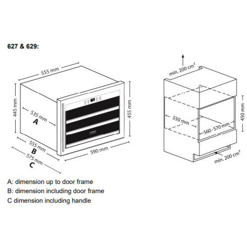 CASO WineSafe 18 EB Black (Vyno šaldytuvas)