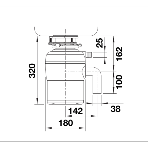 BLANCO FWD Lite (Maisto atliekų smulkintuvas)