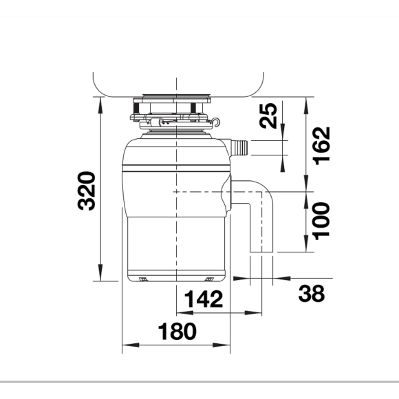 BLANCO FWD Lite (Maisto atliekų smulkintuvas)