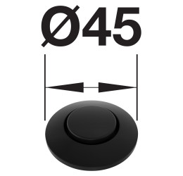 BLANCO FWD Black matt (Mygtuko apdaila) 2