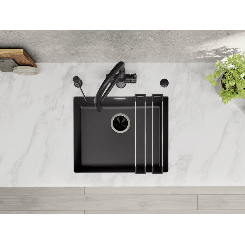 BLANCO FWD Black matt (Mygtuko apdaila)