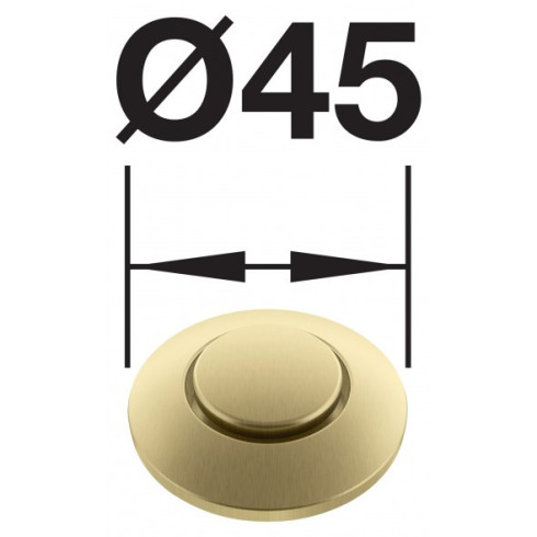 BLANCO FWD Satin gold (Mygtuko apdaila)