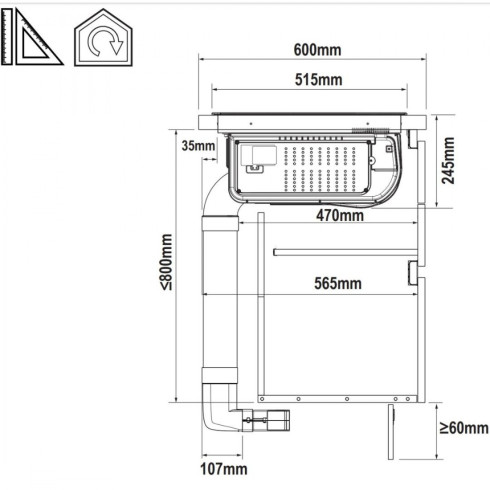 Elica KIT0167756 (Recirkuliacijos komplektas)
