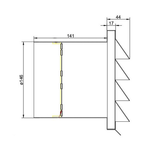Elica KIT0121010 (Atbulinis vožtuvas, lauko)