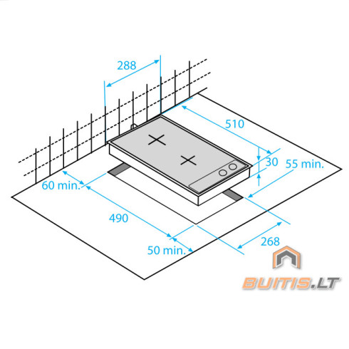 BEKO HDCG32220FX (Dujinė kaitlentė)