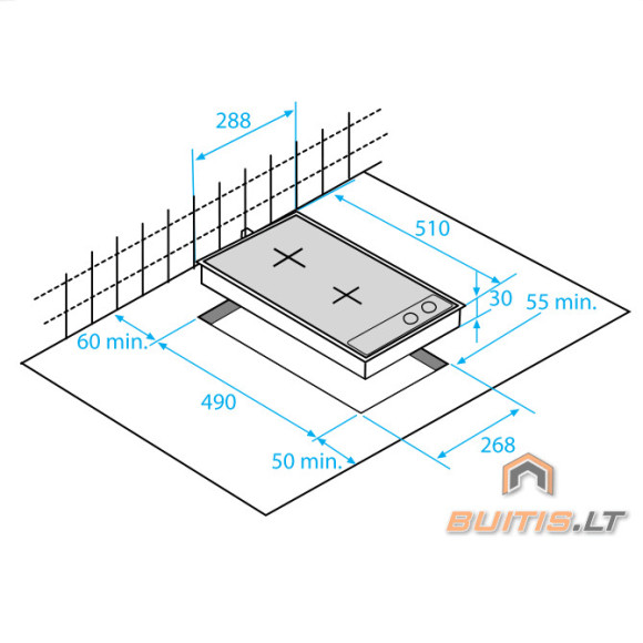 BEKO HDCG32220FX (Dujinė kaitlentė)