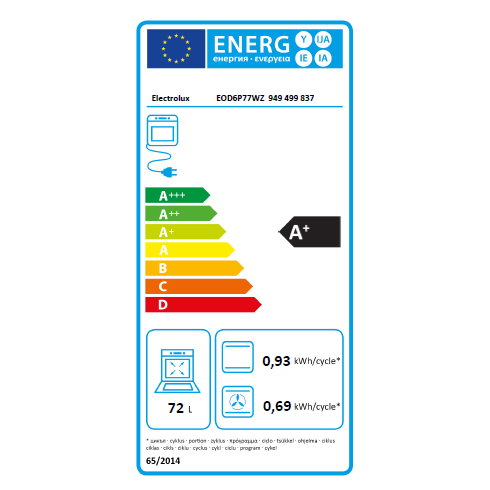 Electrolux EOD6P77WZ (Orkaitė)