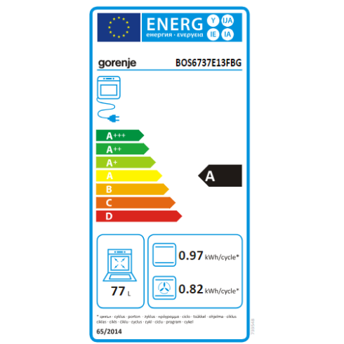 Gorenje BOS6737E13FBG (Orkaitė)