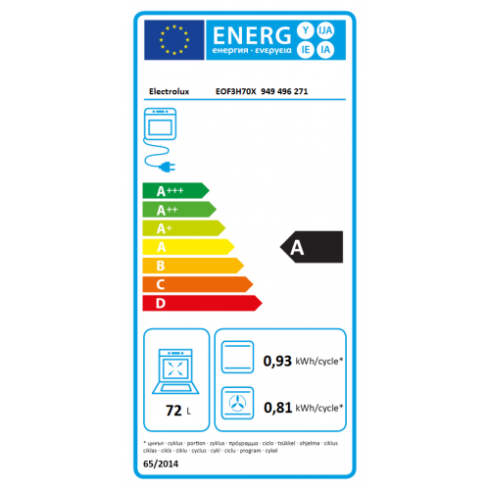 Electrolux EOF3H70X (Orkaitė)