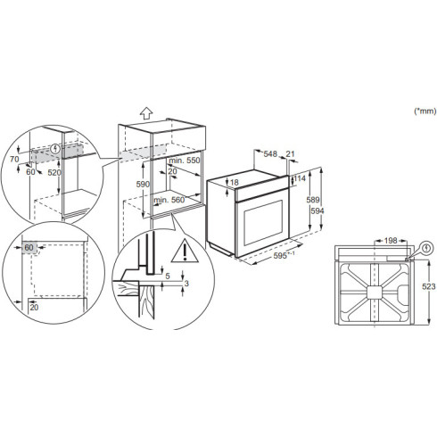 Electrolux EOF3C50H (Orkaitė)