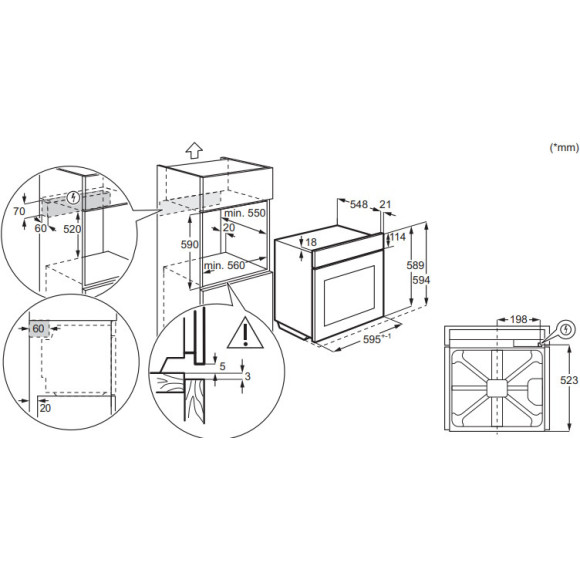 Electrolux EOF3C50H (Orkaitė)