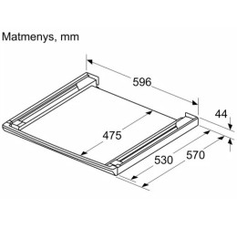 BOSCH WTZ27500 (Sujungimo rėmelis) 2