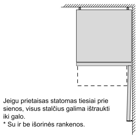 BOSCH KGN33NLEB (Šaldytuvas)