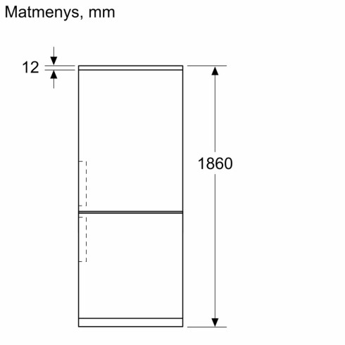 BOSCH KGN362LDF (Šaldytuvas)