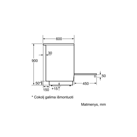 BOSCH HLS79W321U (Indukcinė viryklė)