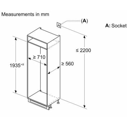 BOSCH KBN96VSE0 (Šaldytuvas)
