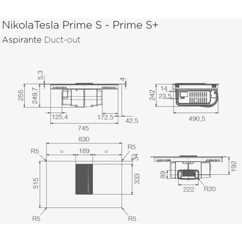 Elica NIKOLATESLA PRIME S BL/A/83 (Kaitlentė su...