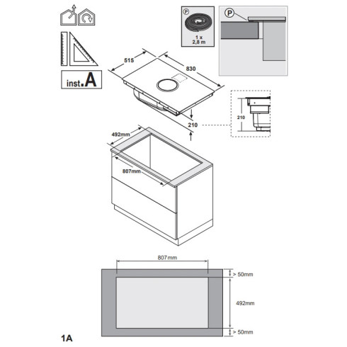 Elica NIKOLATESLA SWITCH BL/F/83 (Kaitlentė su...
