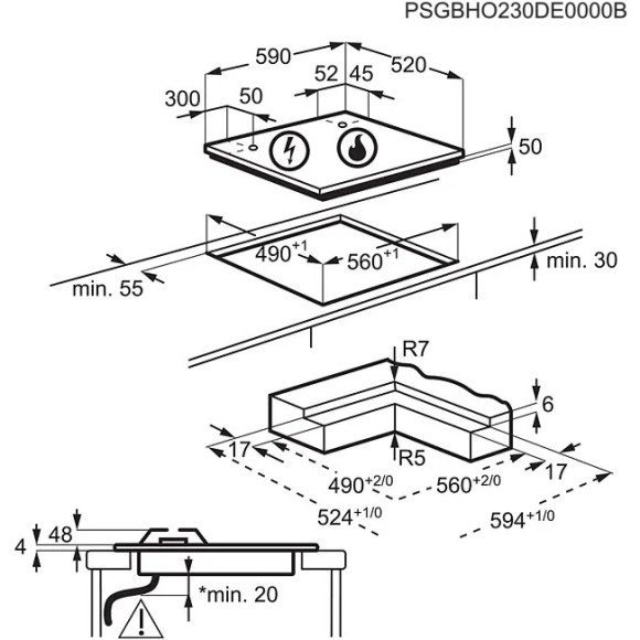 AEG HDB64623NB (Mišri kaitlentė)