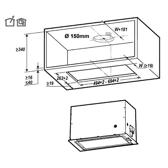 Elica LANE SENSOR IX/A/52 (Gartraukis)