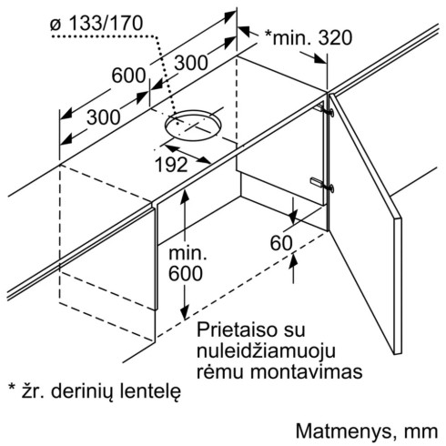 BOSCH DSZ4660 (Žeminimo rėmelis)