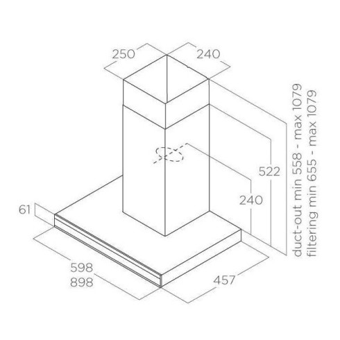 Elica ADÉLE BL MAT/A/60 GFB (Gartraukis)