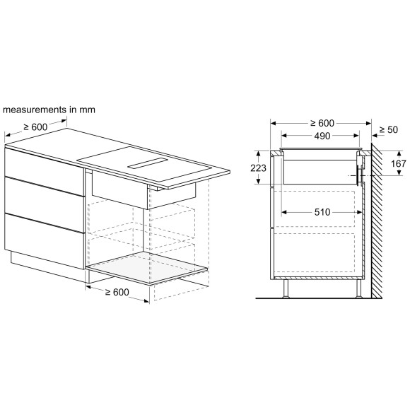 BOSCH PVS611B16E (Kaitlentė su integruotu gartraukiu)