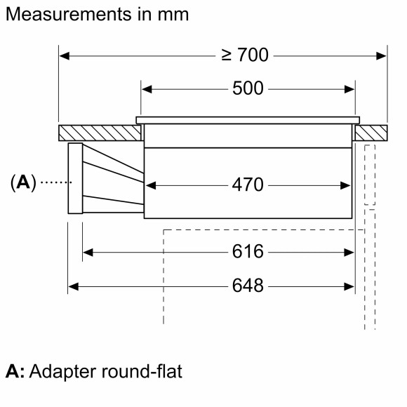 BOSCH PVS611B16E (Kaitlentė su integruotu gartraukiu)