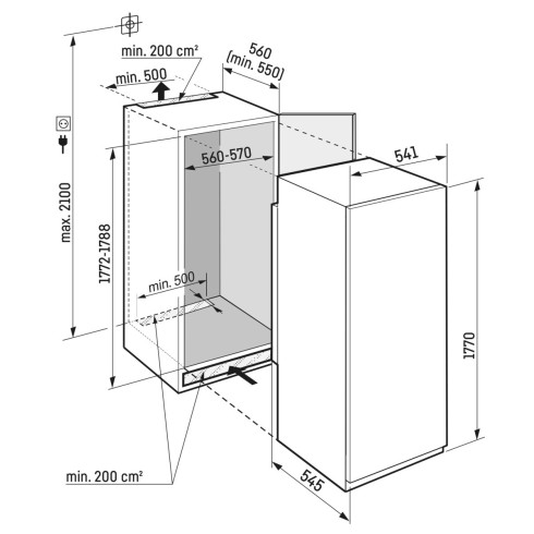 LIEBHERR IRBSd 5120 (Šaldytuvas)