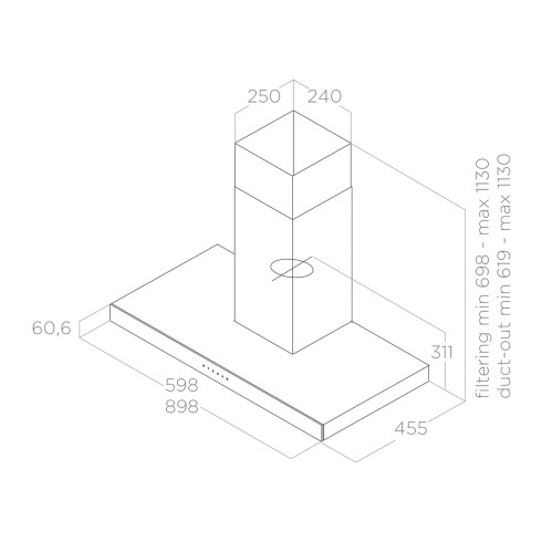Elica JOY WHIX/A/60 (Gartraukis)