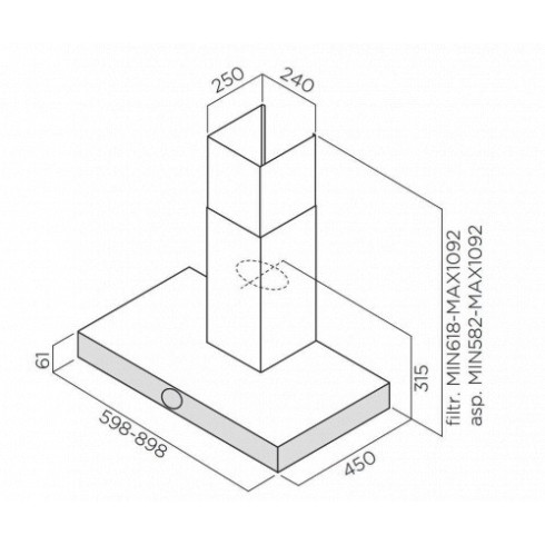 Elica LOL BL/A/60 MOON EDITION (Gartraukis)