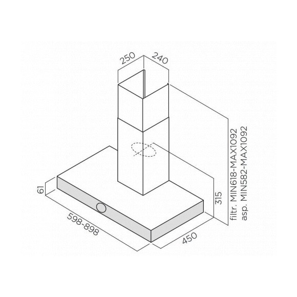 Elica LOL BL/A/60 MOON EDITION (Gartraukis)