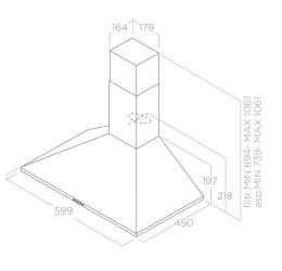 Elica MISSY LUX WH/A/60 (Gartraukis) 2