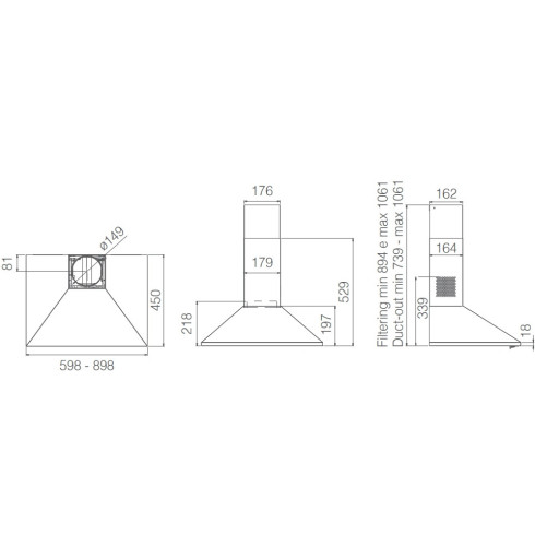 Elica MISSY LUX WH/A/60 (Gartraukis)
