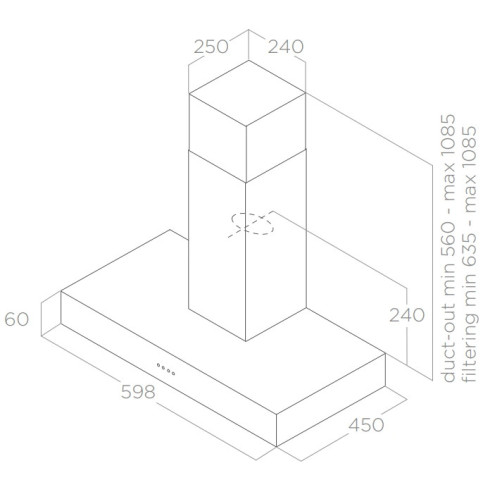 Elica SPOT NG H6 IX/A/60 (Gartraukis)