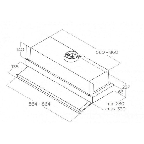 Elica CIAK 2.0 S GR/A/60 (Gartraukis)