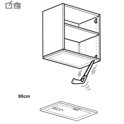 Elica HIDDEN 2.0 BL MAT/A/72 (Gartraukis)