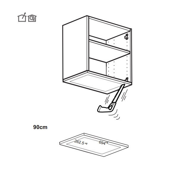 Elica HIDDEN 2.0 BL MAT/A/72 (Gartraukis)
